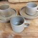 Stoneware coffee cups