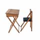 Folding desk and chair for children
