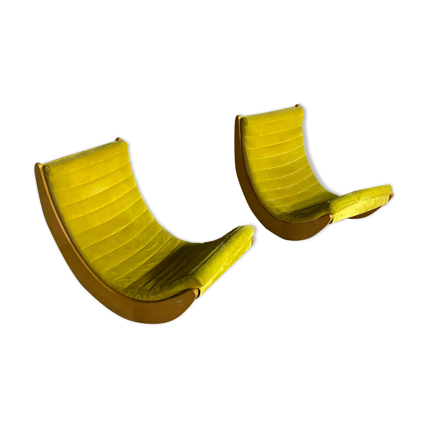 Paire de fauteuils relaxer 2 par Verner Panton édition Rosenthal studio