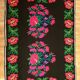 Vintage floral sofa cover, bedspread made by hand 200x150cm in Romania