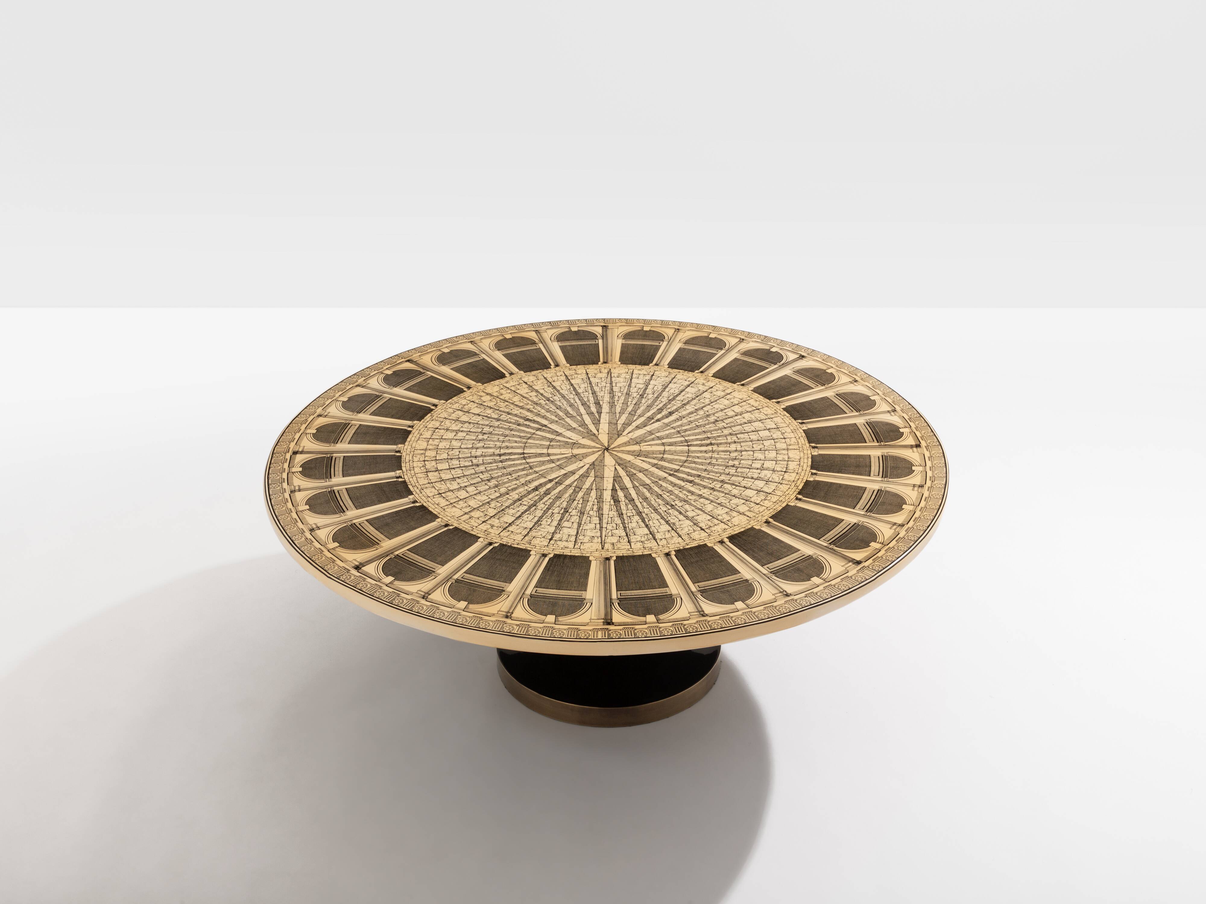 Piero Fornasetti coffee table series Architettura 1960
