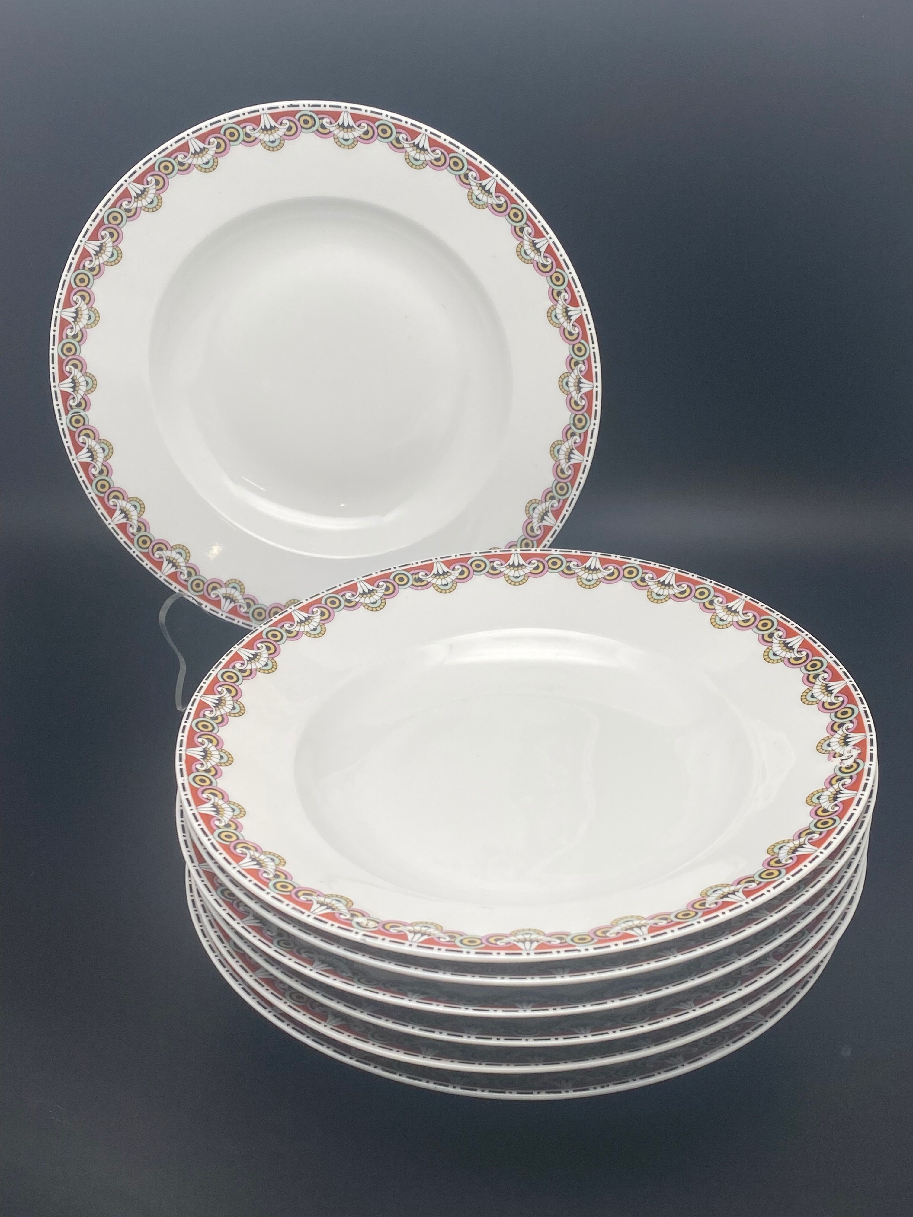 Service porcelain plates Limoges collab Bernardaud