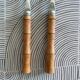 Paire de couverts en inox et buis