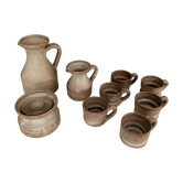 Stoneware coffee service. Vallauris.vintage