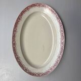 Grand plat de service Terre de fer oval Saint Amand modèle Maroc