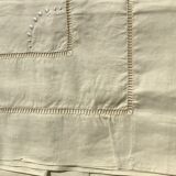 Cloth 2 places nine MB sunflowers lozenges mestizo beige