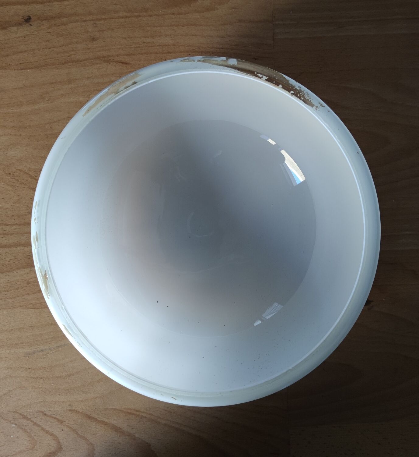 Opaline ceiling lamp