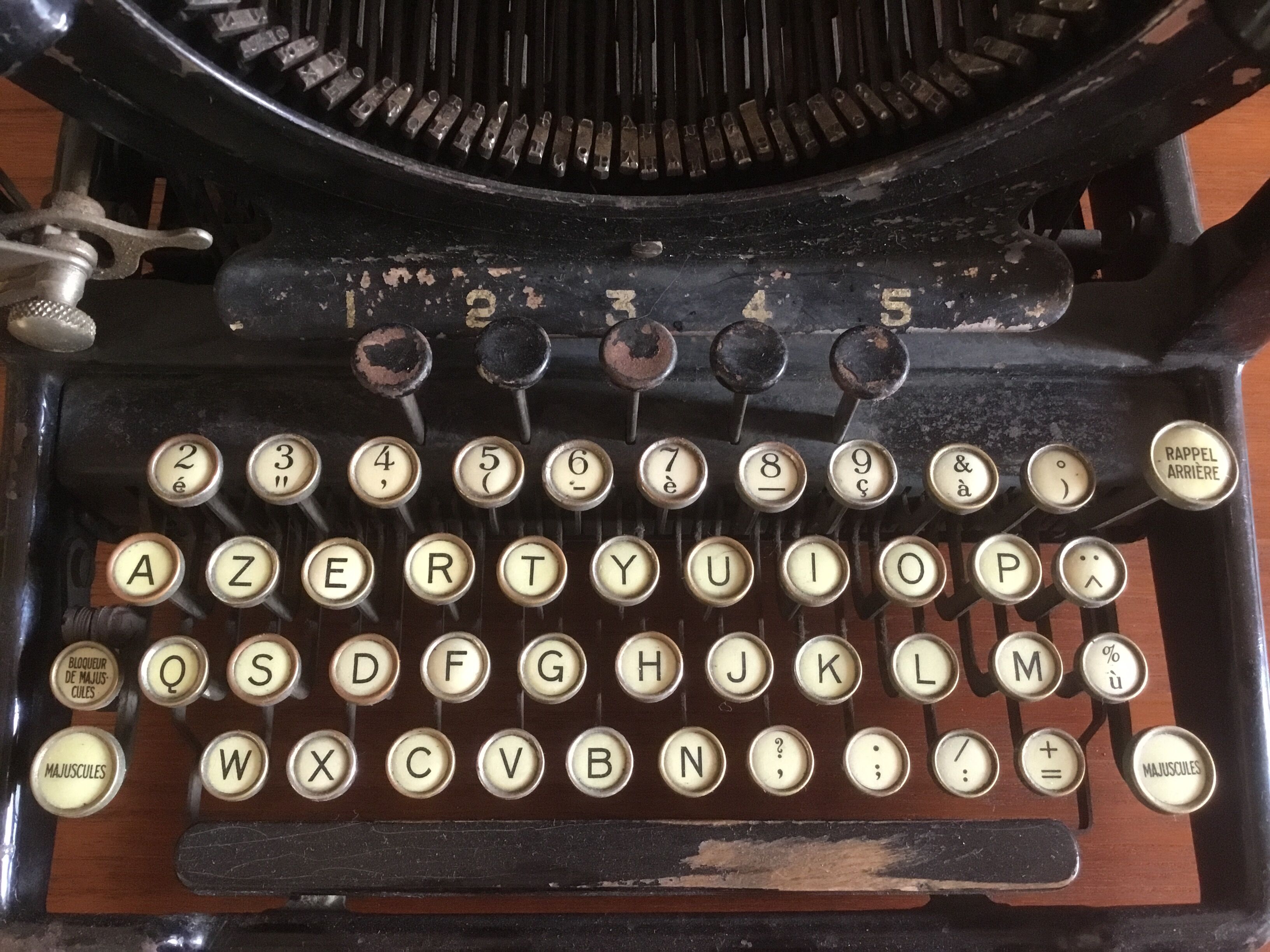 Old remington typewriter