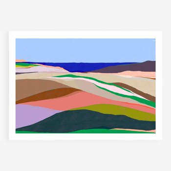The Hills - Art print (A3)