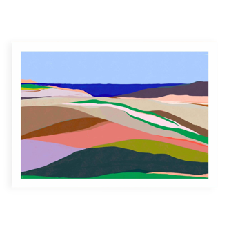 The Hills - Art print (A3)