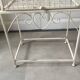 Iron liquor cabinet console table