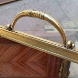 Louis XV Marquetry Bar Cabinet