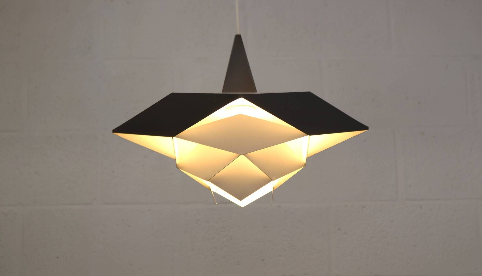 XL Mid-Century Modern Pendant Lamp: Preben Dahl Symfoni, Denmark 1960s