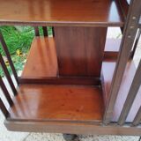Vintage antique rotating bookcase