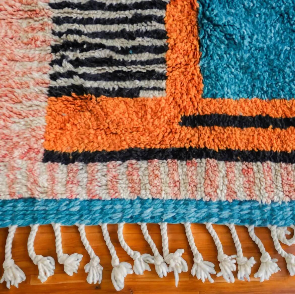 Traditional handmade Moroccan rug 3x2 m