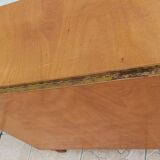 Scandinavian beech drop-leaf table