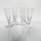 4 crystal champagne flutes