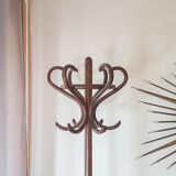 Rustic wood vintage coatrack