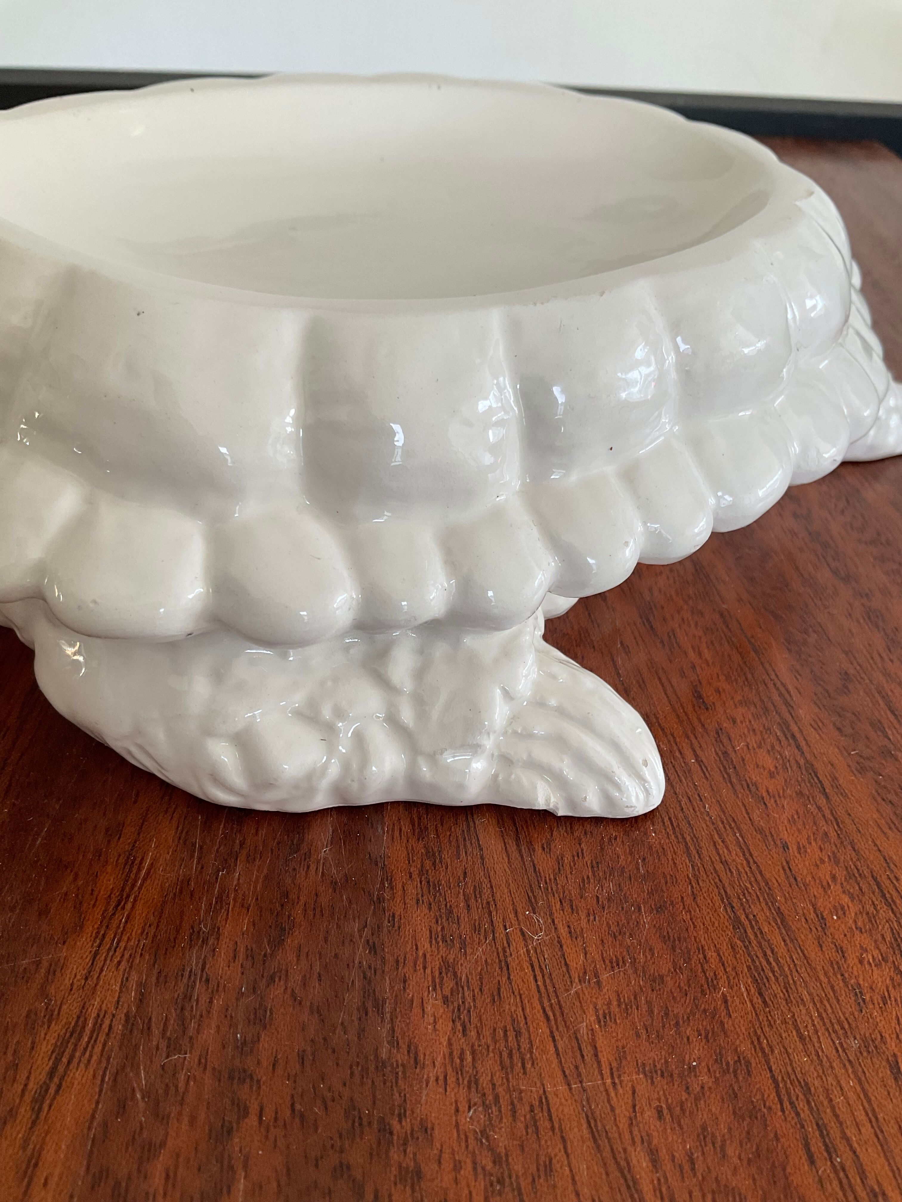 Empty pocket vintage ceramic turtle Italy
