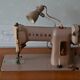 Desk and its Singer integrated sewing machine, 1962