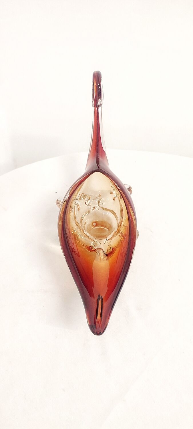 Murano glass centerpiece. Italy, 1960s.