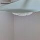 Vibea Quadra Ceiling Lamp in Ice Glass and Brass, 1970s