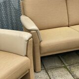 Vintage overveen 2 seater and lounge chair