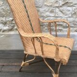 Old rattan chair