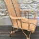 Old rattan chair
