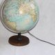 Globe terrestre vintage 1970