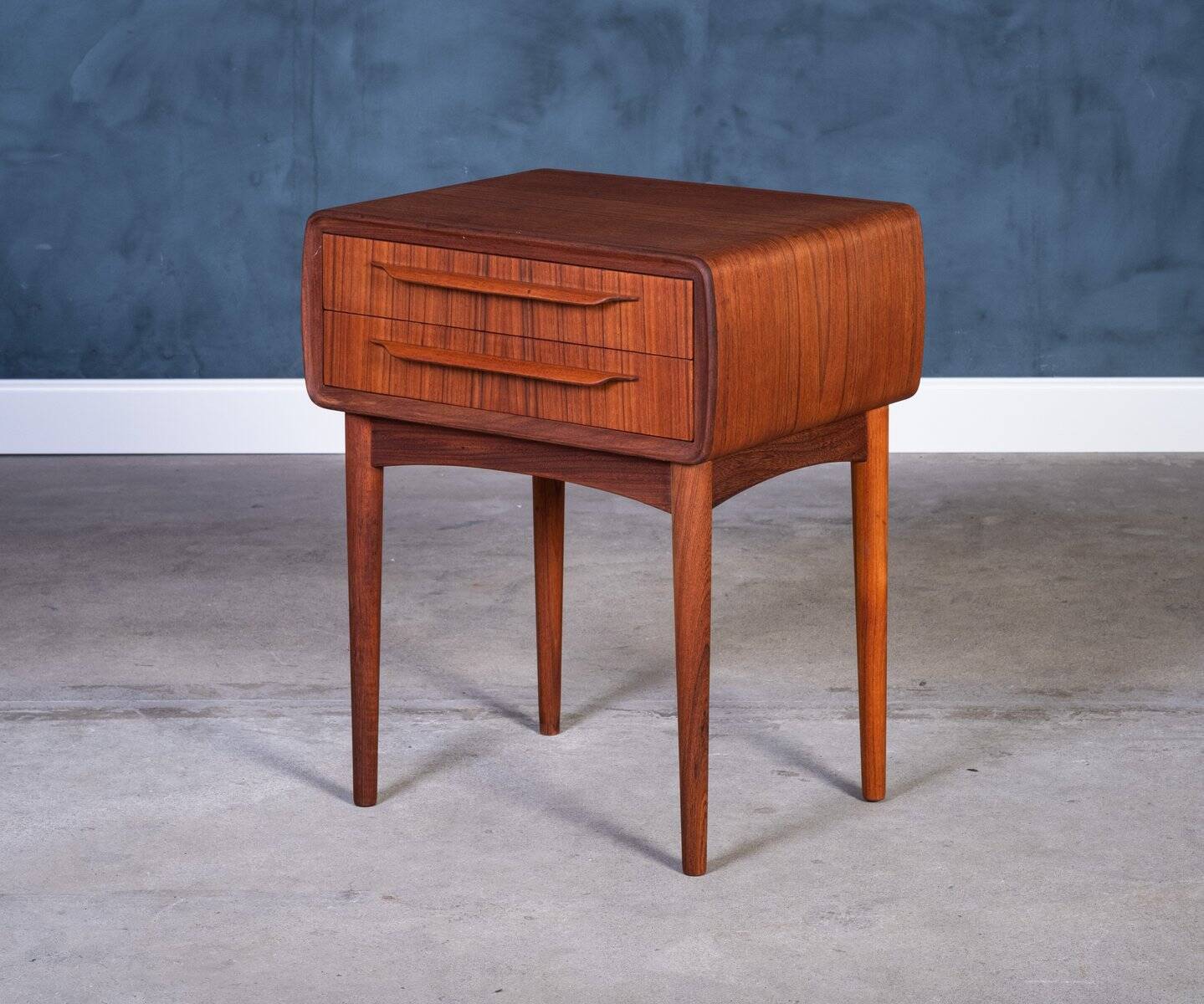 Teak Bedside Table by Johannes Andersen for CFC Silkeborg, 1960s