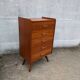 Vintage chest of drawers, high chest of drawers