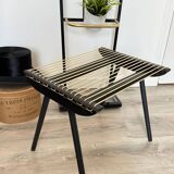 Vintage black Georges Tigien stool