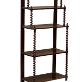 Rosewood veneer shelf