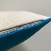 Coussin en jersey de laine Racine space age 1960 recto verso