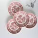 Set of 4 Burgenland dessert plates, pink, Villeroy and Boch