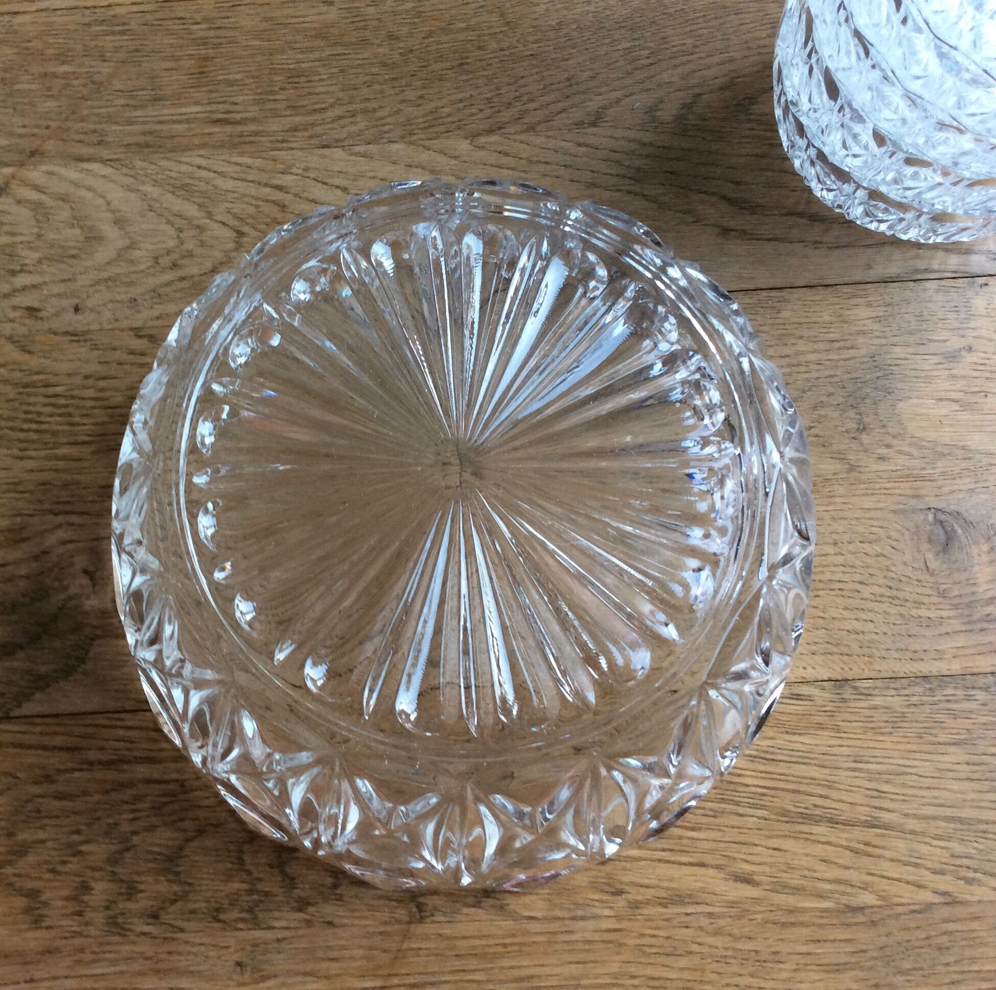 Fruit salad service glass of the 60s - vintage