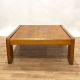 Table basse en bois massif Maison Regain