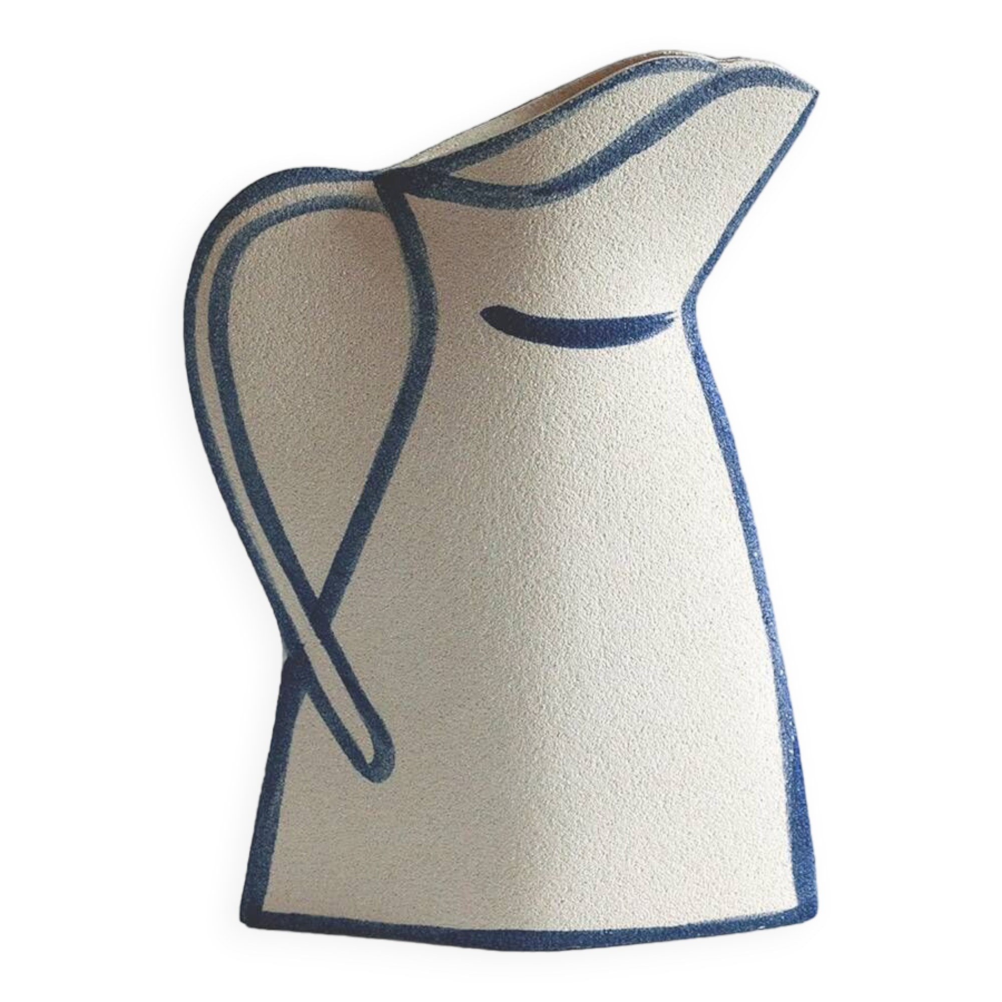 Ceramic Vase 'Morandi Pitcher - Blue'