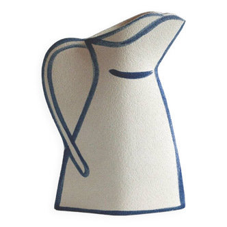 Ceramic Vase 'Morandi Pitcher - Blue'