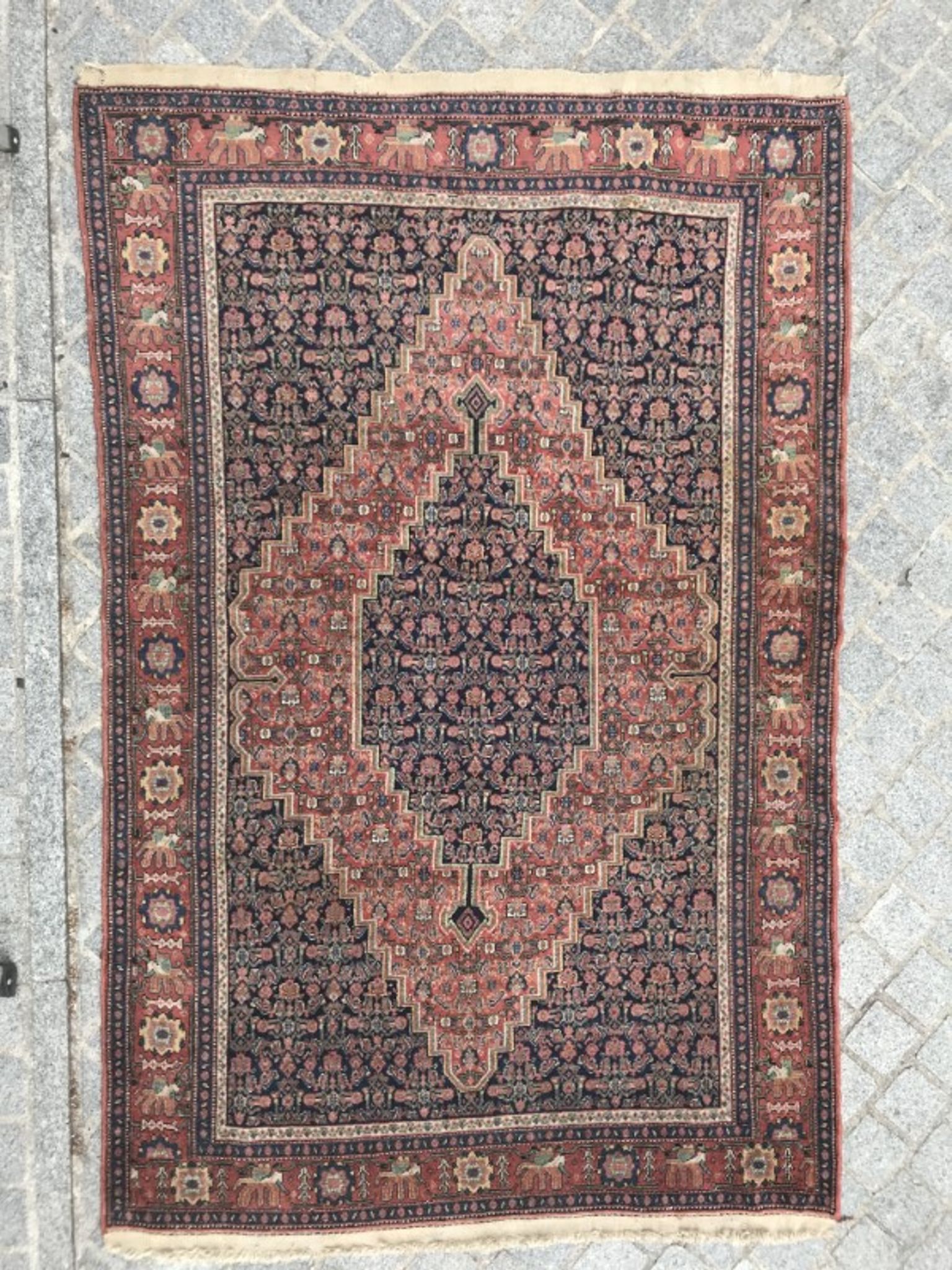 Carpet old senneh Iran130x205 cm