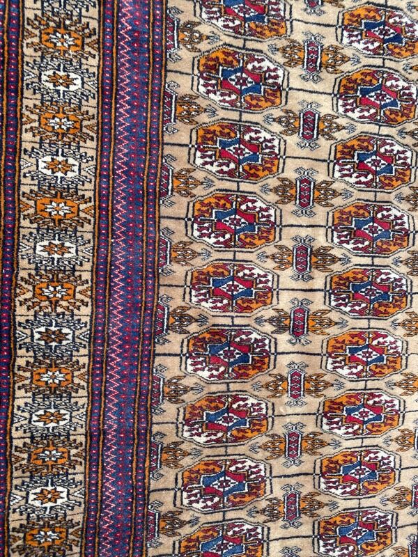 Tapis vintage Turkmen boukhara 98x162 cm