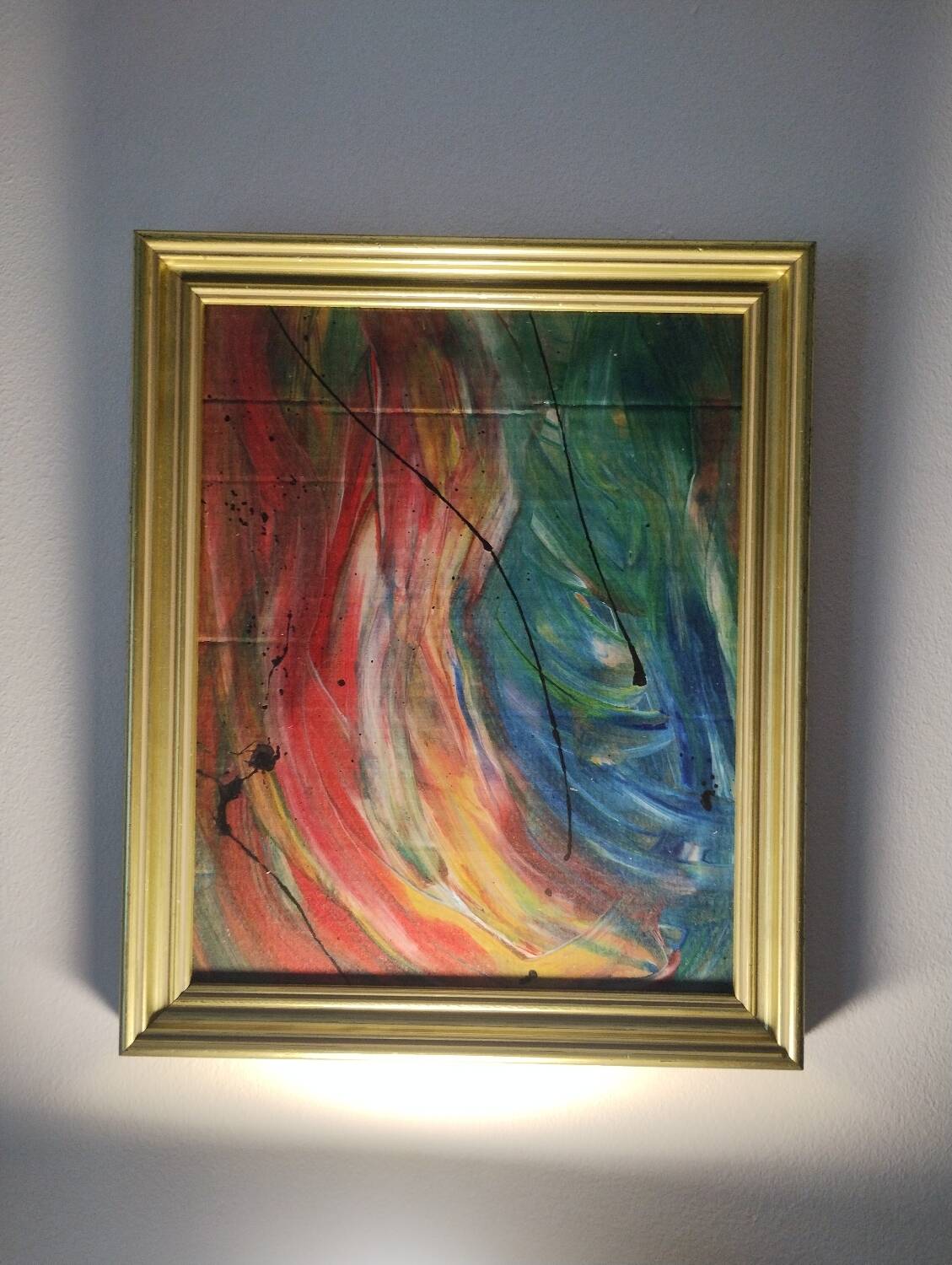 Small abstract painting