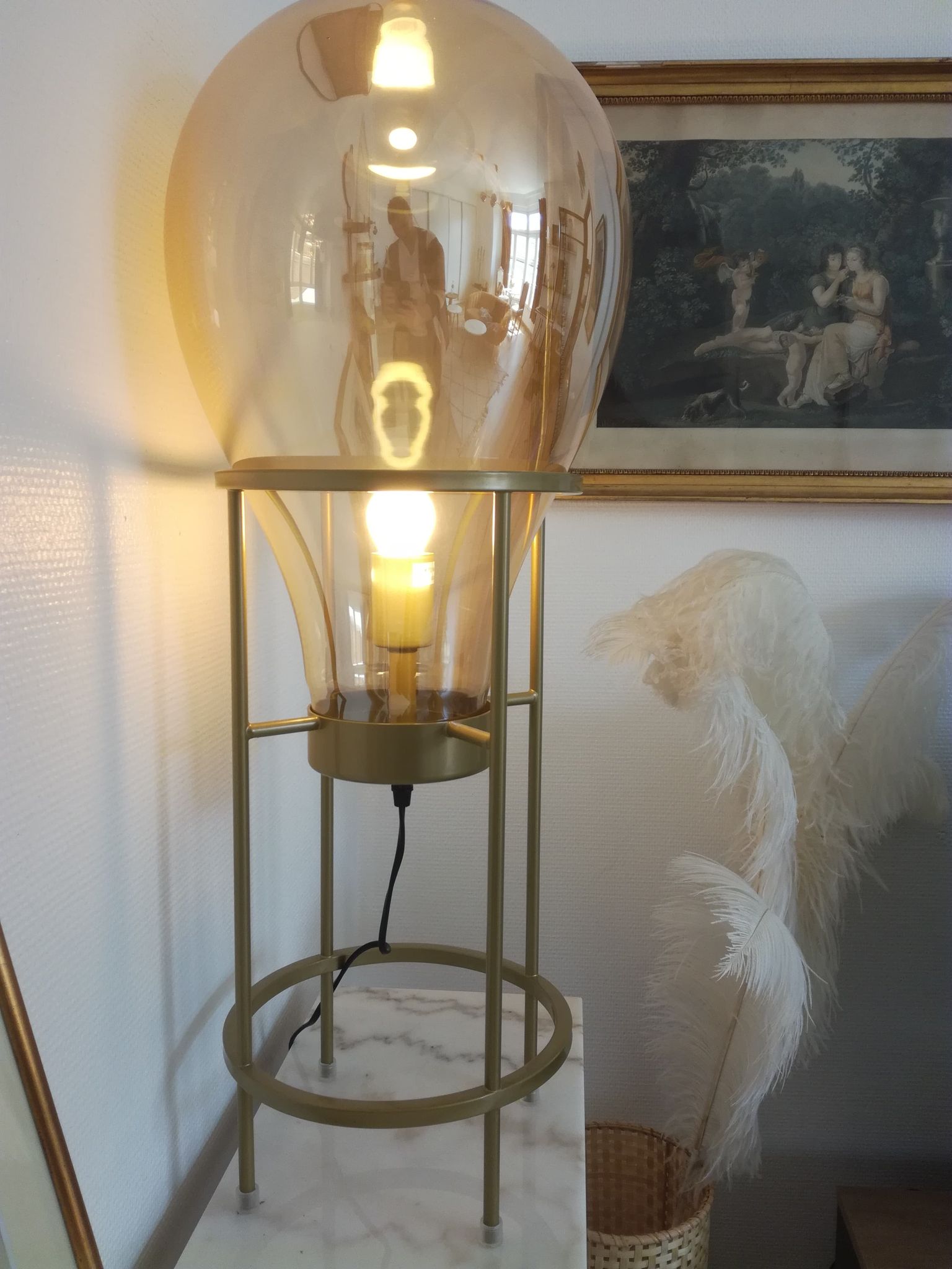 Lampe à poser Montgolfière 78cm