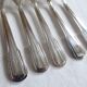 12 dessert forks, silver metal