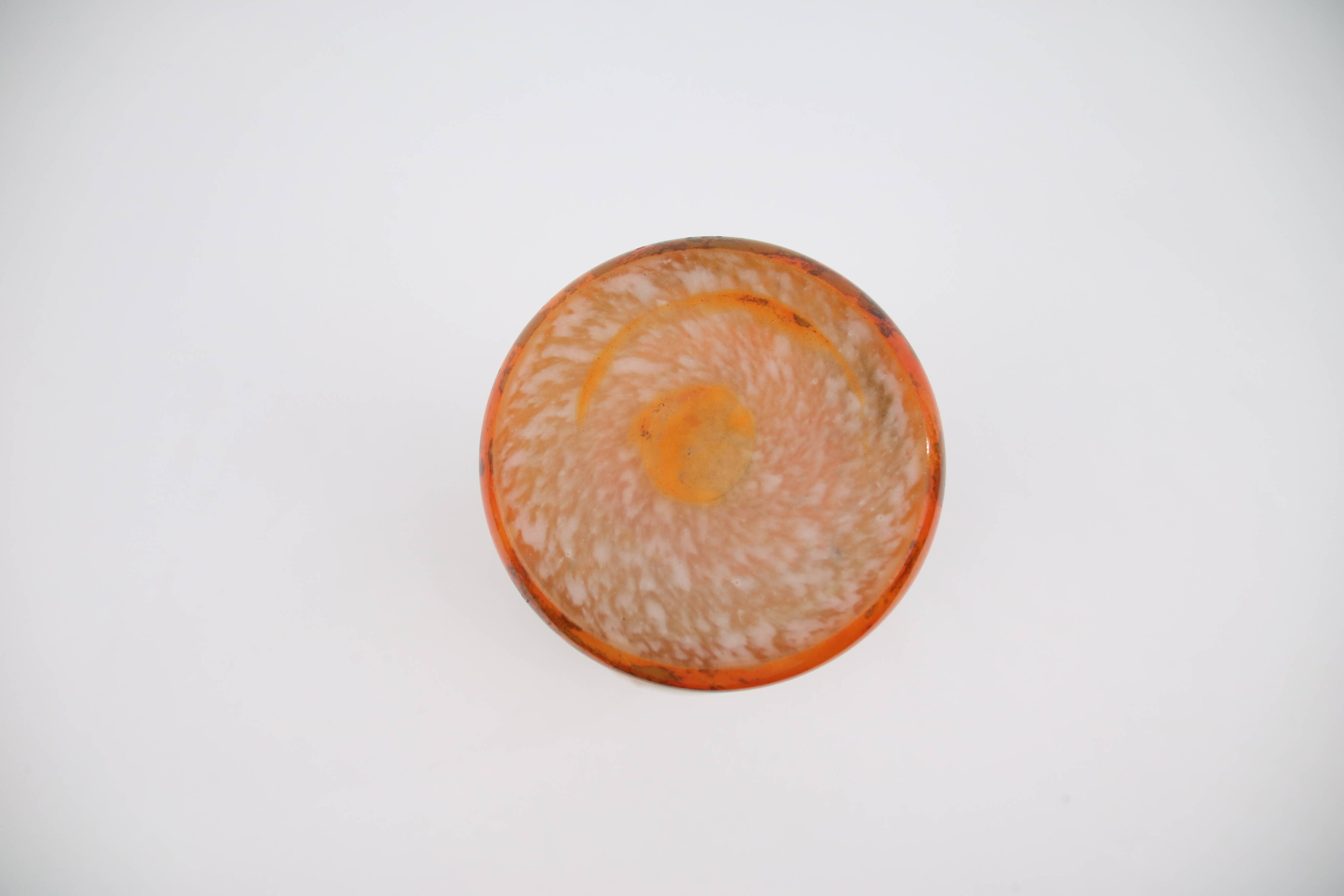 Charder Vase - French Glass (Schneider) Fougères model