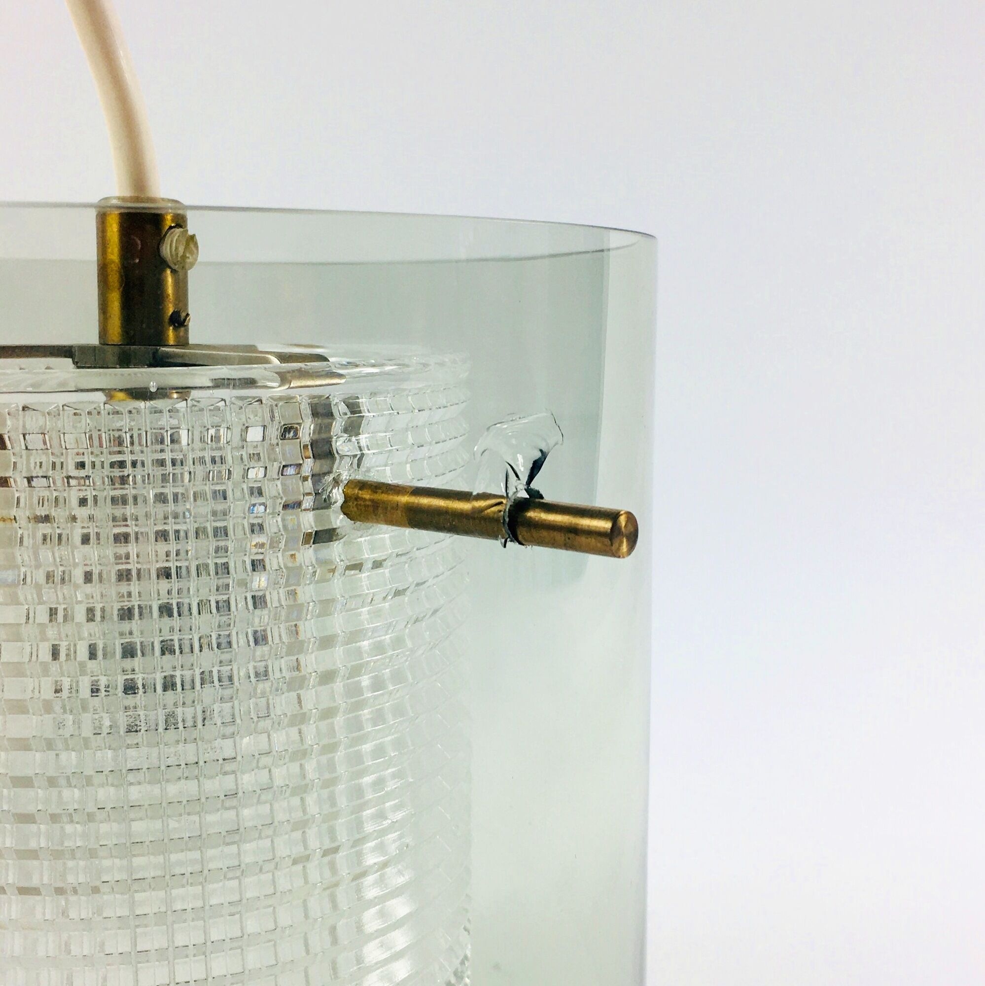 Mid-Century Scandinavian Glass Ceiling Light by Carl Fagerlund for Orrefors, 1960s