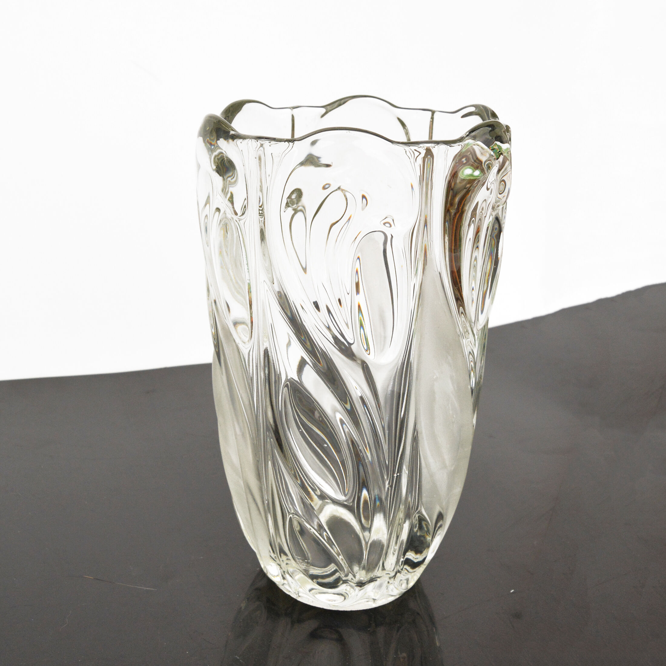 Vase, designed by f. pečený, heřmanova huť, 1970s