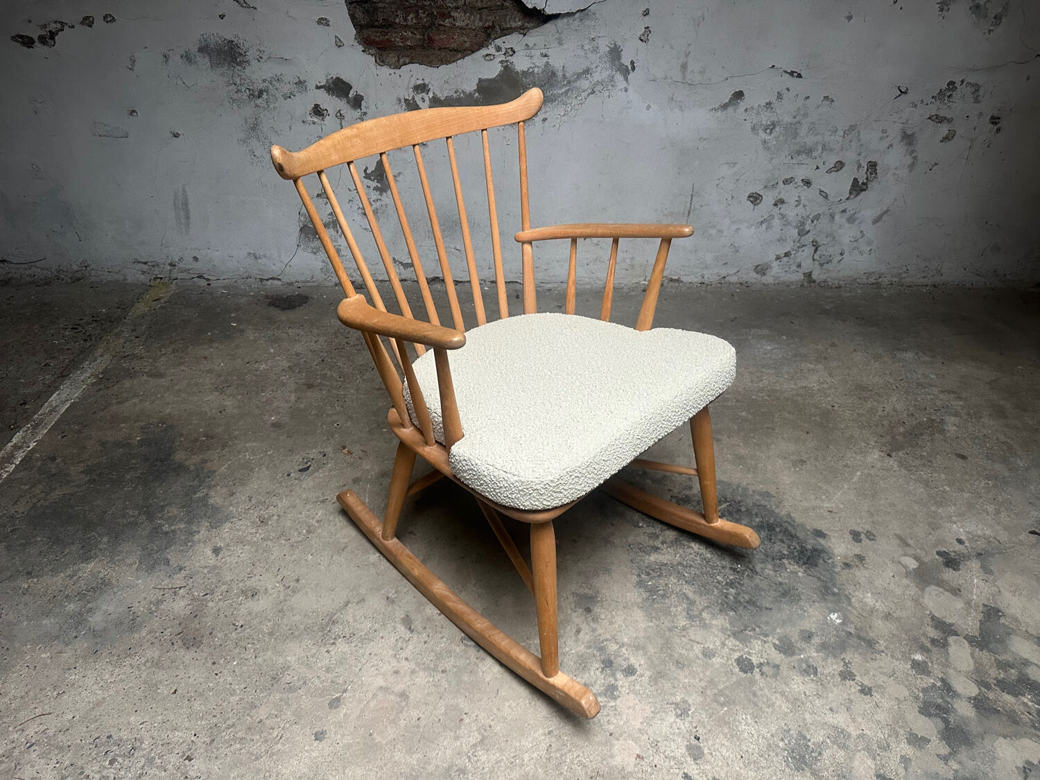 Chaise berçante vintage – Børge Mogensen