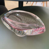 Cendrier Murano bullé rose